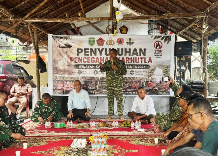 TNI Perkuat Sinergitas Lintas Sektor dalam Pencegahan Karhutla di Sambas