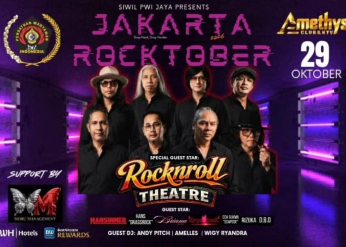 Jakarta Rocktober Bikin Penasaran, Legenda Musik Bersatu di Rocknroll Theatre, Siapa Saja Personelnya?