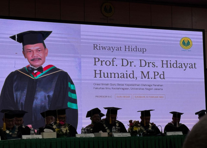 Ketua KONI DKI Jakarta, Hidayat Humaid Resmi Jadi Guru Besar di UNJ
