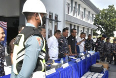 TNI AL Musnahkan 100 Liquid Vape Mengandung Narkotika, Perkuat Pengawasan Jalur Laut
