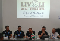 Setelah Putri Sukses, Sekarang  Giliran Livoli Divisi Utama Putra 2025 di GOR Nambo