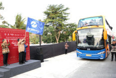 Rano Karno Resmikan Bus Transjakarta Open Top Tour Jakarta Batavia, Cek Rutenya 