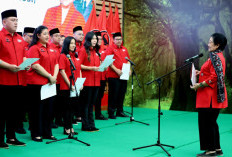 Megawati Lantik Pinka Haprani, Falah Amru, dan Andi Widjajanto Pimpin Sayap dan Badan PDIP