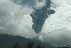 Gunung Marapi Meletus Lagi, Lontarkan Abu Vulkanik Sampai 1 Km