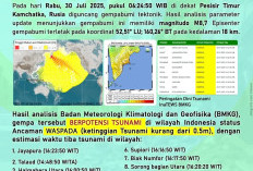 BMKG Peringatkan Warga di 10 Pesisir Indonesia Waspadai Dampak Gempa di Rusia