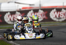 Qarrar Firhand Beri Kado Perpisahan Mewah, Juarai Heat 1 Balap WSK di Sirkuit Viterbo Italia